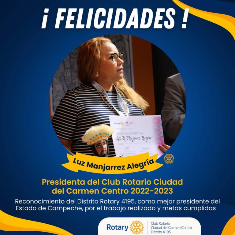 LUZ MANJARREZ RECIBE RECONOCIMIENTO COMO MEJOR PRESIDENTE DEL ESTADO DE CAMPECHE