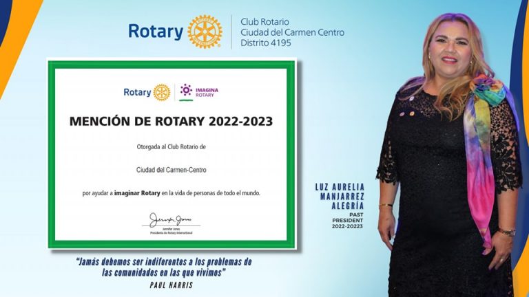 MENCIÓN DE ROTARY