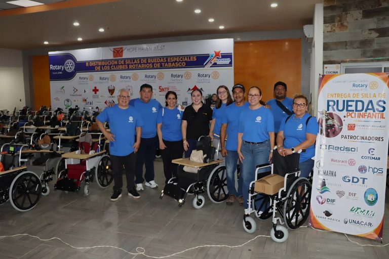 DONACIÓN DE SILLAS DE RUEDAS ADAPTADAS