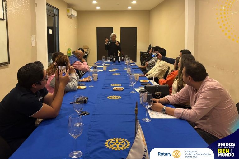 SESIÓN ROTARIA COMPARTIENDO LA HISTORIA Y EL SABOR DEL VINO